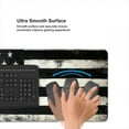 thumbnail image 5 of Wood American Flag Gaming Mouse Pad Black and White Stripes Rustic Mousepad XL Large Gaming Mouse Pad Laptop Keyboard Mat Desk Pad 31.5"x11.8" Office Computer Keyboard Laptop Home, 5 of 6