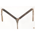 thumbnail image 2 of HILASON Western Horse Genuine American Leather Breast Collar Brown, 2 of 4