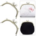 thumbnail image 4 of Asa Metal para Monedero Artesanía Costura Con Accesorios Bolso Perlas (16 5 Cm) 2 Uds., 4 of 9