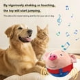 thumbnail image 6 of Interactive Dog Toys, Remote Control Dog Toy, Rechargeable Motion Activated Dog Toy, Moving Dog Toys for Large Dogs, Talking Squeaky Music Active Moving Pet Plush Toy to Keep Them Busy (Red Pig), 6 of 7