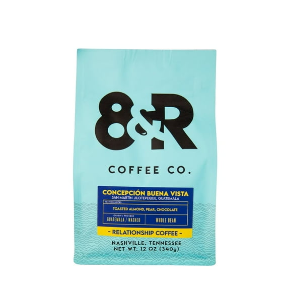Concepción Buena Vista Guatemala - Roasted by 8th & Roast Coffee Co. - Whole Bean Coffee - 12 Ounce Bag