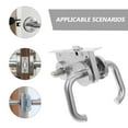 thumbnail image 4 of 1 Set Stainless Steel Door Lever Handle With Lock Cylinder Fireproof Safety Lock Anti-Theft Door Lock With Keys Emergency Escape Lock, 4 of 9