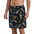 thumbnail image 2 of Goofa Space Rockets Printed Mens Swim Trunks Summer Quick Dry Short Beach Swimwear Bathing Suits-XX-Large, 2 of 9
