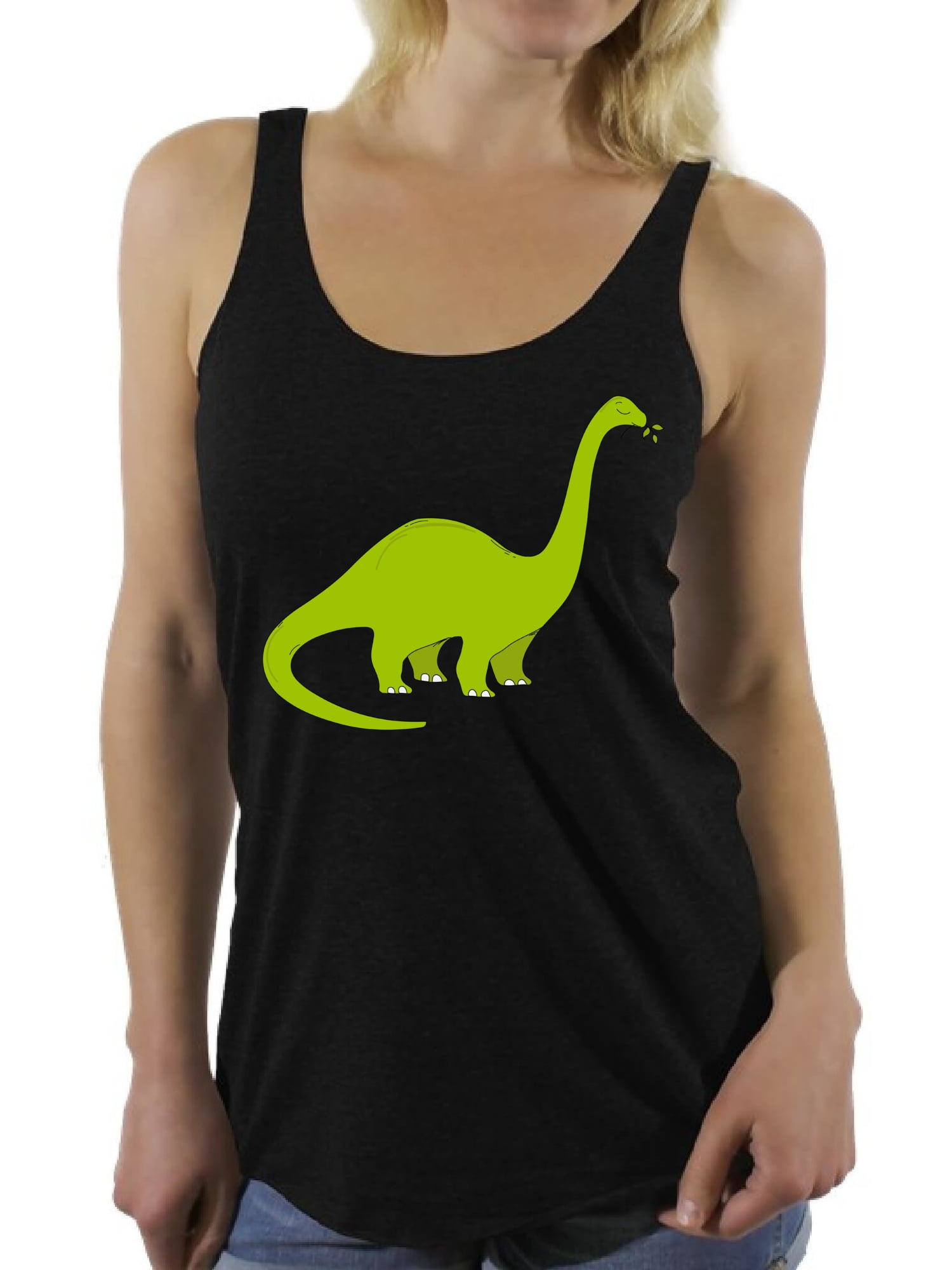 Awkward Styles Brontosaurus Racerback Tank Top for Her Dinosaur Tanks Brontosaurus Racerback
