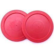 Air Hockey Pucks (Set of 2), 2.5-Inch, Set of two (red) replacement air hockey pucks By Brybelly by