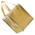 thumbnail image 3 of Minkissy Shopping Insulated Bag Non Woven Fabric Golden 1Pcs 14.6x13x11.8in, 3 of 8