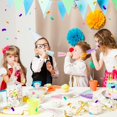 thumbnail image 7 of GIXUSIL 24 pcs Party Blowers Glitter Noise Makers, Noise Makers Glitter Metallic Fringed Party Horns for Birthday & Weddings Blow Horns Graduation Sporting Party Favors Supplies, 7 of 7