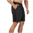 thumbnail image 5 of ITSAME Men's Athletic Shorts, Loose Fit Drawstring Quick Drying Breathable Gym Sports Shorts Black XL, 5 of 5