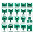 thumbnail image 3 of Adaptador Ktag Kess Bdm 22 Piezas Juego De Adaptadores De Marco Bdm Para Adaptadores De Marco Led Bdm De Acero Inoxidable Ktag Kess Yuarrent VI007081-00, 3 of 5