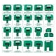 thumbnail image 3 of Adaptador Ktag Kess Bdm 22 Piezas Juego De Adaptadores De Marco Bdm Para Adaptadores De Marco Led Bdm De Acero Inoxidable Ktag Kess Eigraketly VI007081-00, 3 of 5