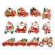 thumbnail image 1 of Toystoory 12 piezas presentan decoraciones de madera para árboles de Navidad para deleitar a sus seres queridos, resistentes y duraderas Kits de decoración para fiestas, 1 of 6