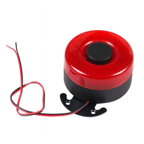DC 12V-24V 105DB Auto Warning Siren Sound Signal Backup Alarms Horns with LED Beep Reverse Air Horn for the Car