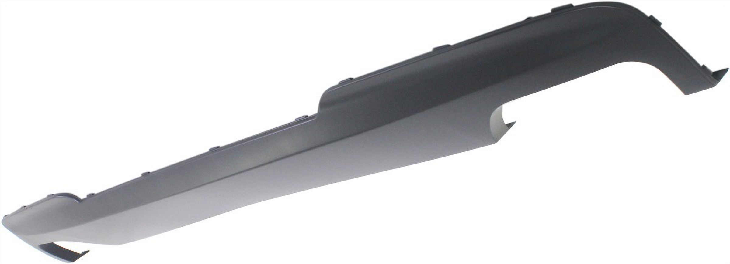 Replacement REPB764302 Valance Compatible with 2011-2016 BMW 550i xDrive Rear Bumper Insert Textured