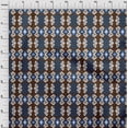 thumbnail image 3 of oneOone Cotton Flex Fabric Diamond & Swirl Ikat Decor Fabric Printed BTY 40 Inch Wide, 3 of 4