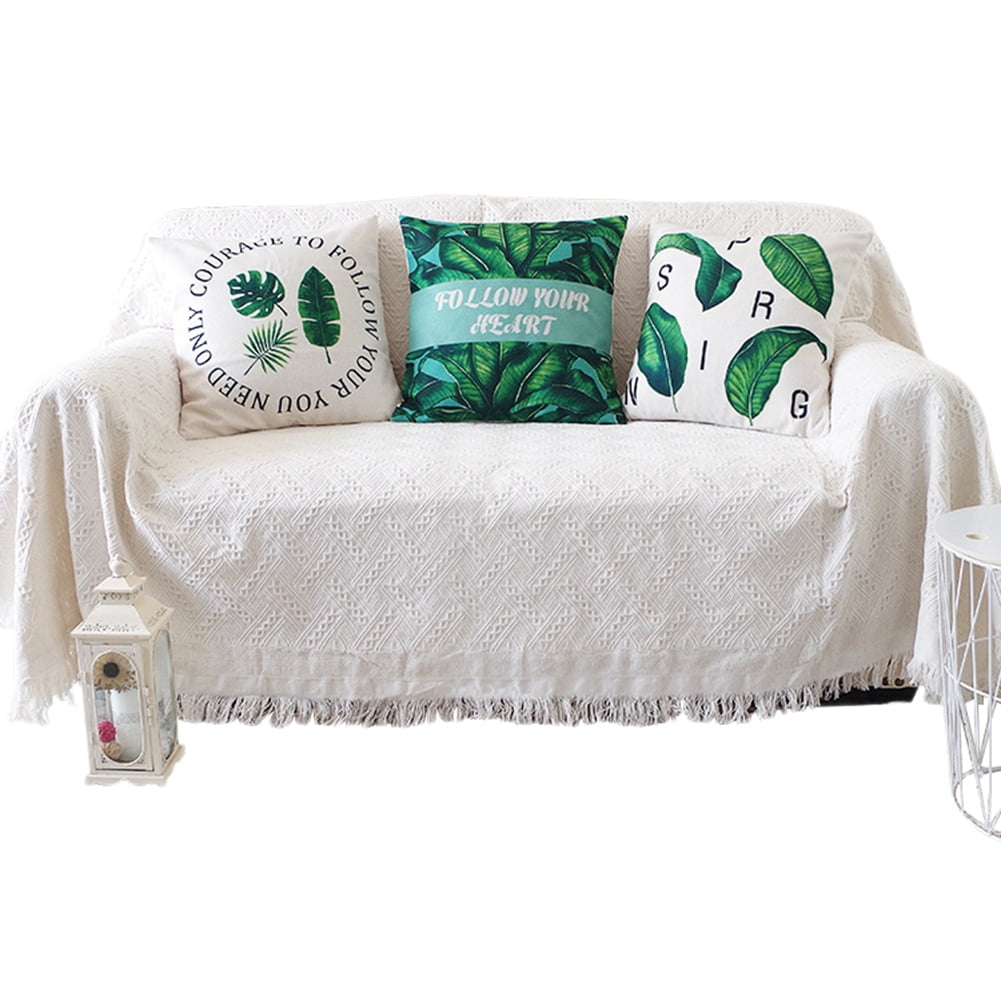 Carolilly Washable Furniture Protector Fringe Throw Blanket Lightweight Soft For Bed Sofa Farmhouse Outdoor Throw Blankets Walmartcom Walmartcom