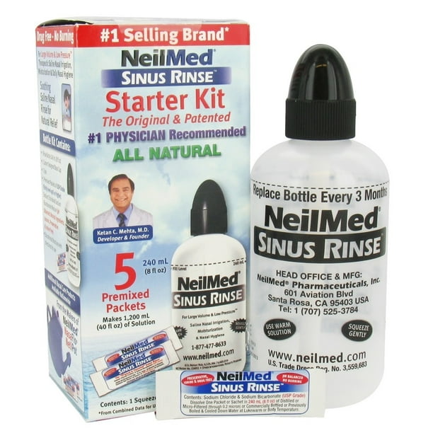 Buy NeilMed Sinus Rinse Starter Kit 10 Sachets Online at Chemist