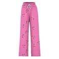 thumbnail image 4 of Cargo Pants Women Baggy High Waisted Women Pants Casual Work Petite Cute Pajama Pants For Tall Women Fuzzy Fleece Wide Leg Cargo Sweatpants Women, 4 of 5