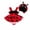 Red, variant on RUINIXCW Baby Girls Ladybug Fashion Halloween Dot Print Sleeveless Romper Dress with Hat 2Pcs Outfit