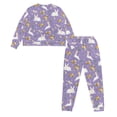 thumbnail image 6 of FOR U DESIGNS Easter Rabbit Women's Drawstring Pajamas Set Night Wear for Women 2 Pack Size L Sleepwear Long Sleeve Pants and Tops Nightwear Comfortable for Women, 6 of 6
