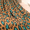 thumbnail image 3 of Comfort Lightweight Flannel Fleece Leopard Print Blanket for Adults - Super Soft Cheetah Blanket for Bed Sofa & Couch Any Season - Brown Leopard Blanket 50x60 inches, 3 of 5