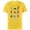 Yellow, variant on Disney Junior T.O.T.S. Characters - Short Sleeve Cotton T-Shirt for Adults -Customized-Black
