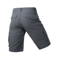 thumbnail image 5 of Domuza Flex Casual Cargo Shorts for Men Lightweight Water Resistant Golf Shorts Stretch Outdoor Work Shorts with Multi-Pocket Gray 2XL, 5 of 6