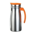 thumbnail image 3 of DimyFew Bouilloire Isotherme en Acier Inoxydable sous Vide 0,8 L Moderne pour Camping Bar Mariages Orange avec Poignée, 3 of 8