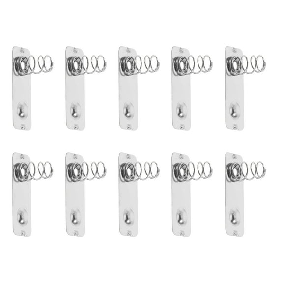 IBASETOY 10PCS Battery Spring Replacement Stainless Steel Spring Contact Plate for DIY Enthusiasts and Professionals