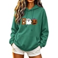 thumbnail image 2 of NSLGXD Women's Halloween Sweatshirts Funny Ghost Print Pullover Hoodies Soft Going Out Long Sleeve Sweat Tops Halloween Costumes S-2XL, 2 of 5
