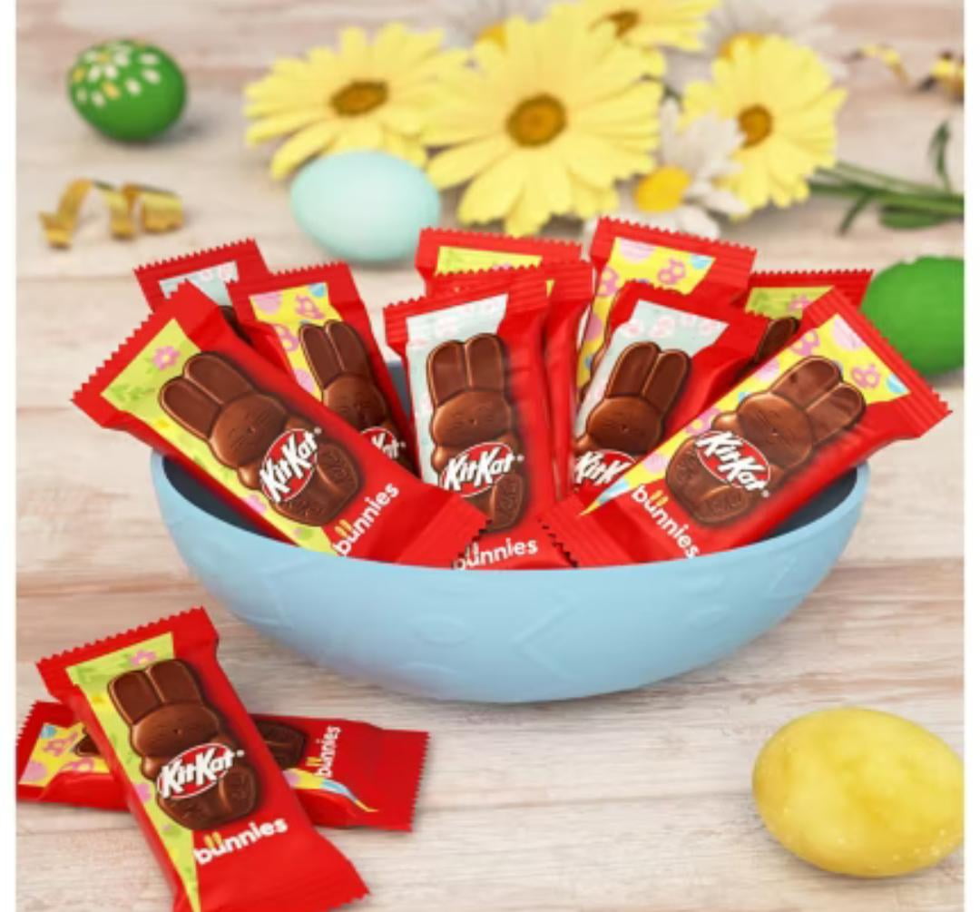 Kit Kat Milk Chocolate Wafer Bunnies, Easter Candy Bag, 65 ct.