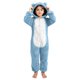 thumbnail image 2 of Mono de manga larga con capucha para niñas, pijama informal de invierno cálido, ropa de dormir para mujer, pantalones de terciopelo ártico de doble cara, 2 of 6