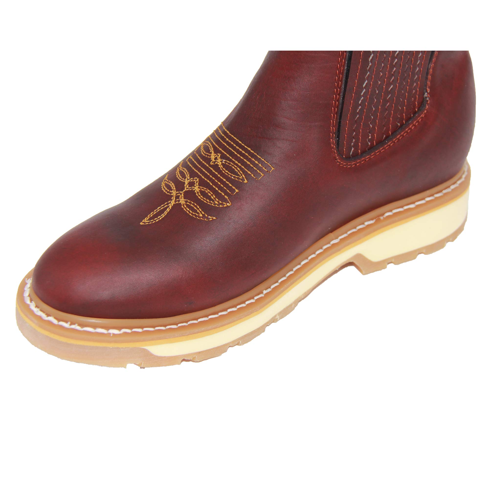 The Western Shops Leather Short Ankle Soft Toe Work Boot - image 3 of 4