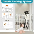 thumbnail image 5 of FURDEAR Extra Wide Baby Gate for Doorways 52.6"-62.2" Metals White, 5 of 7