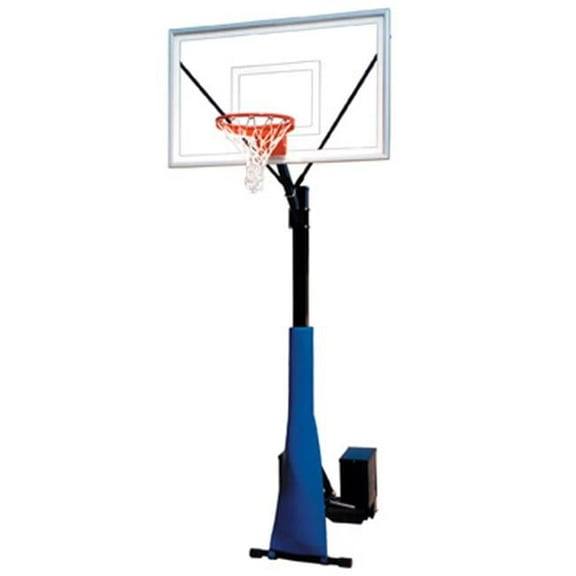 RollaSport Select Steel-Acrylic Portable Basketball System, Black