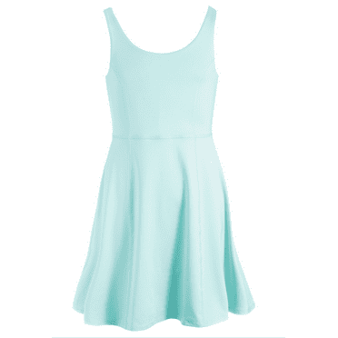 ID Ideology Big Girls Solid Flounce Active Sleeveless Dress