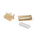 thumbnail image 4 of Unique Bargains 2 Sets Rectangular Purses Twist Lock 44mm x 22mm Clutches Closures for DIY Bag Making, Light Gold, 4 of 4