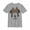 Athletic Heather, variant on Boy's Mickey & Friends Minnie Mouse Cheetah Print Bow Graphic Tee White Large