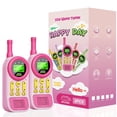 thumbnail image 1 of Walkie Talkies Ptnerbeh Kids, 22 canales, 4,8 km, color rosa, 1 of 7