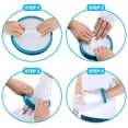 thumbnail image 3 of Qarigey Cubierta de mano de ducha Protector de palma impermeable Protector de plástico Adultos Niños Guantes de manga de brazo Vendajes de Protección de la piel, 3 of 6