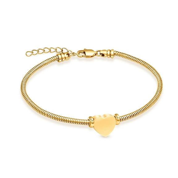 Personalized Heart Cremation Jewelry Urn Bracelet for Ashes Stainless Steel Heart Urn Bracelets Of Loved One Memorial Keepsake Holder for Women Men
