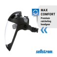 thumbnail image 4 of Sellstrom Protector Facial Máscara De Seguridad Policarbonato Transparente Ventana Antivaho Bloqueo De Rayos Uv Casco Ligero Con Suspensión De Trinquete Ansi Z87.1 Unisex S32210, 4 of 9