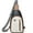 Black and Brown With Beige, variant on 7L Sling Bag for Women & Men, Leather Anti-Theft Crossbody Backpack, Small Daypack Fanny Pack for Travel, Hiking, and Work