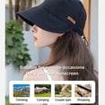 thumbnail image 2 of Holzlrgus UV Protection Hat Without Makeup, UV Sun Protective Convertible Beach Visor Hat, Sun Visor Hat for Women, 2 of 7
