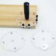 Milue Portable Radius Jig Router Templates Woodworking Router Template