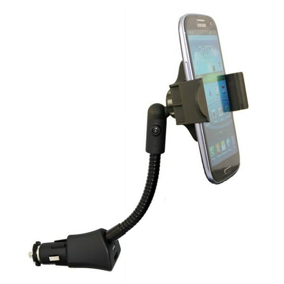 Samsung Galaxy S8  Car Mount Charger Socket Holder with USB Port Dock Cradle Gooseneck Rotating X5Z