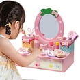 thumbnail image 1 of Juego de Tocador de Madera para Niños Y Niñas, Juego de Maquillaje Montessori, Juego de Maquillaje de Juguete, Juego de Mesa de Maquillaje para Niños Vistoso, 1 of 9