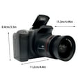 thumbnail image 2 of GJX Digital Camera, for Photography and Video Autofocus, 16X Optical Zoom Vlogging Camera for Travel, Dual Cameras for Beginners (Black), 2 of 7