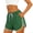 Green, variant on Women's Shorts Plus Size Summer Running High Waisted Fitness Shorts with Pockets