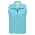 thumbnail image 2 of Uooqdmx Sleeveless Jacket Women Lightweight Jacket Women Zip Up Jackets for Women Hiking Vest Women Vest Tops for Women, Blue 1 S, 2 of 5