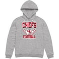 thumbnail image 1 of NFL Kansas City Chiefs Retro V Sport-Grey X-Large Hoodie, 1 of 4